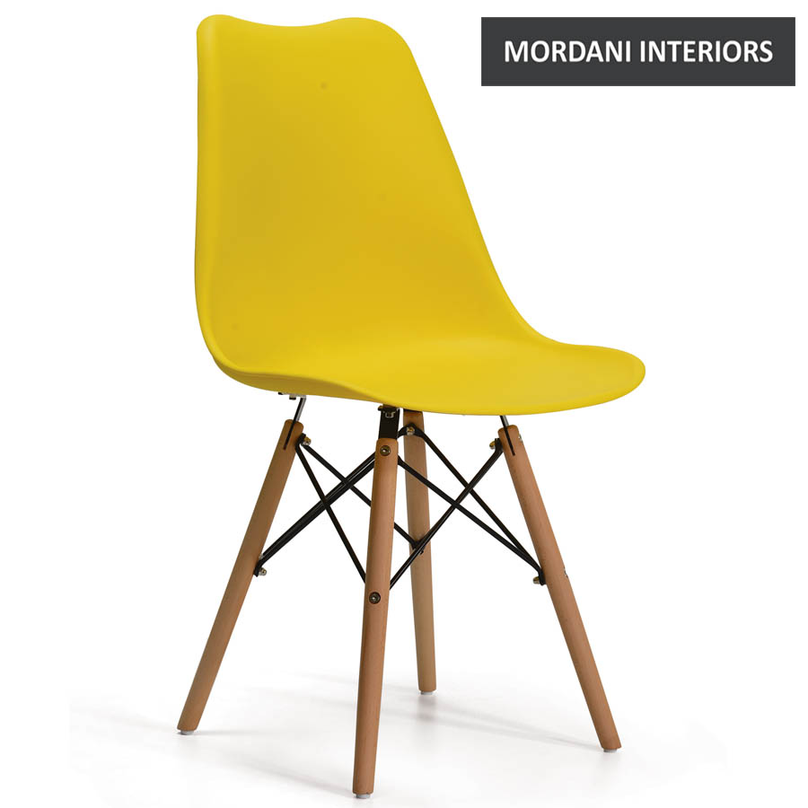 Eames DSW Yellow Replica Cafe Chair